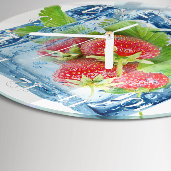 Orologio rotondo Gelato alla fragola