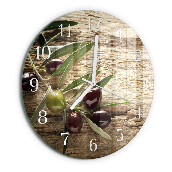 Orologio rotondo Olive