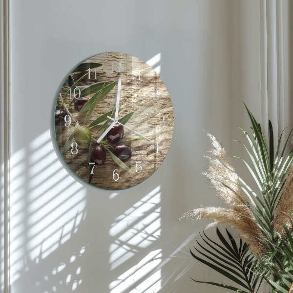 Orologio rotondo Olive
