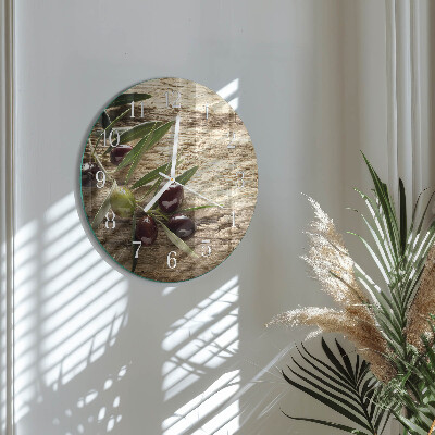 Orologio rotondo Olive