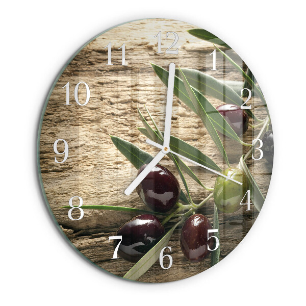 Orologio rotondo Olive