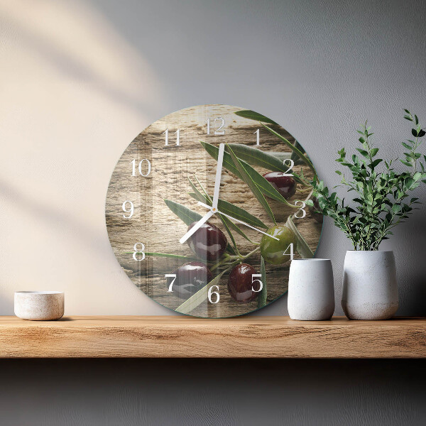 Orologio rotondo Olive