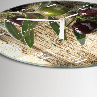 Orologio rotondo Olive