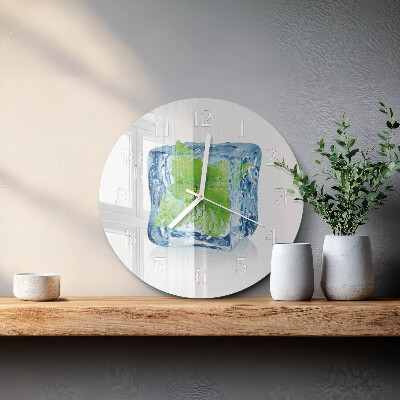 Orologio rotondo Menta ghiacciata
