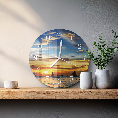 Orologio rotondo Tramonto
