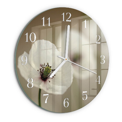 Orologio rotondo Papavero