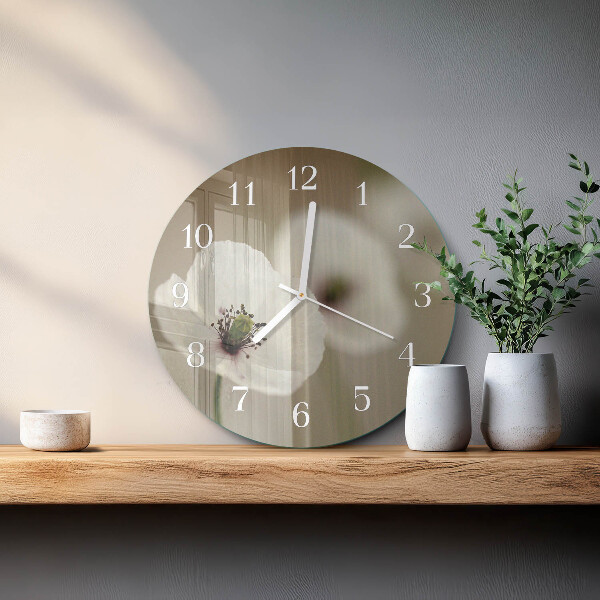 Orologio rotondo Papavero