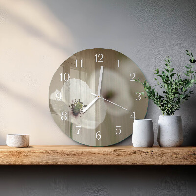 Orologio rotondo Papavero