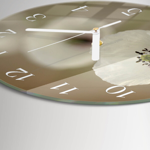 Orologio rotondo Papavero