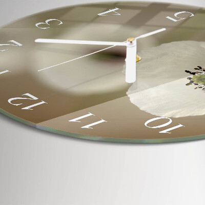 Orologio rotondo Papavero