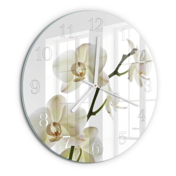 Orologio rotondo Orchidea