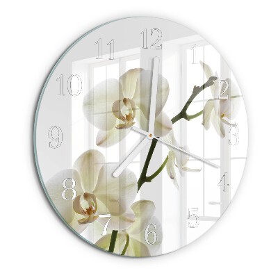 Orologio rotondo Orchidea