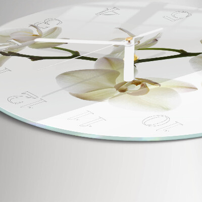 Orologio rotondo Orchidea
