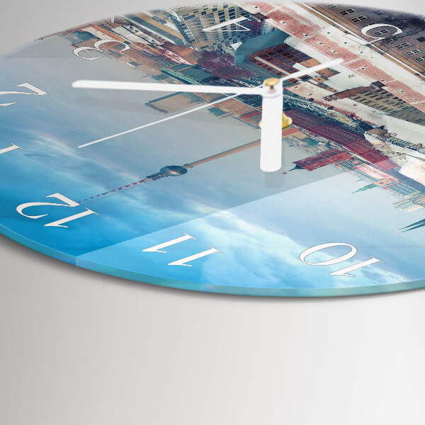 Orologio rotondo Città invernale
