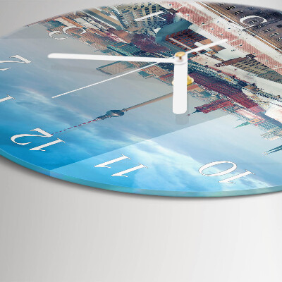 Orologio rotondo Città invernale