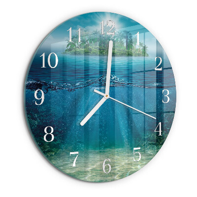 Orologio rotondo fondale marino