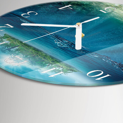 Orologio rotondo fondale marino