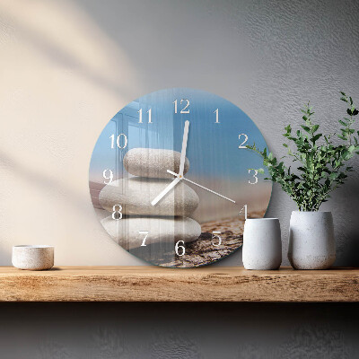 Orologio rotondo Pietre