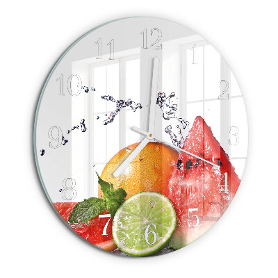 Orologio rotondo Frutta