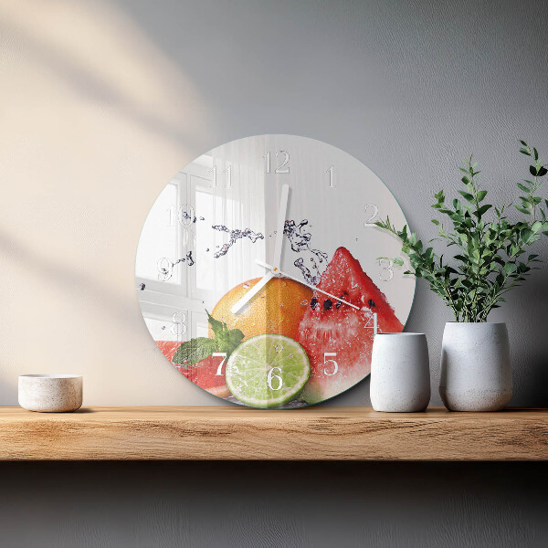 Orologio rotondo Frutta