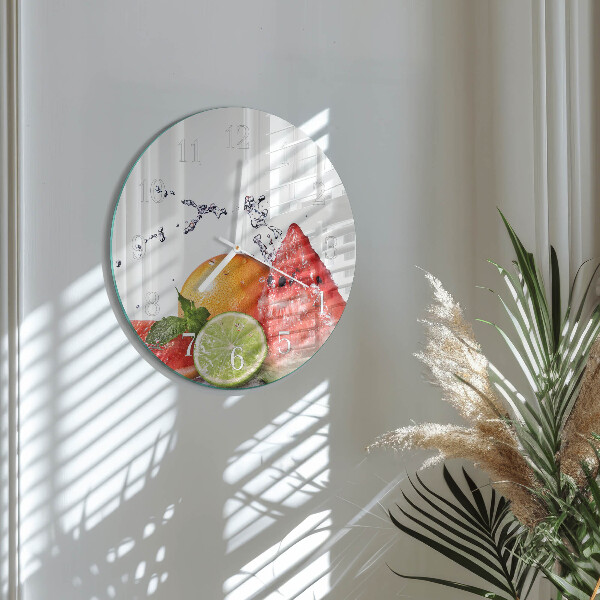 Orologio rotondo Frutta