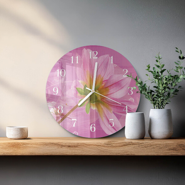 Orologio rotondo Fiore