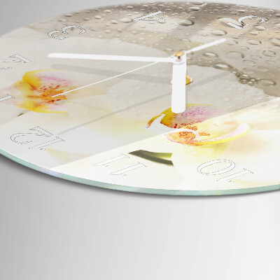 Orologio rotondo Orchidea