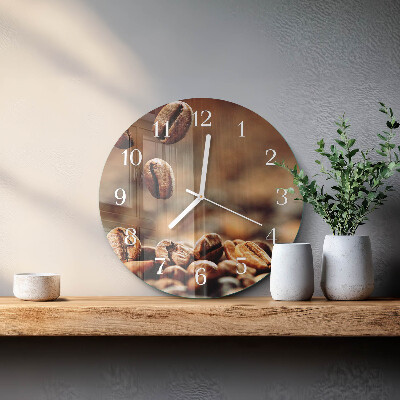 Orologio rotondo chicchi di caffè