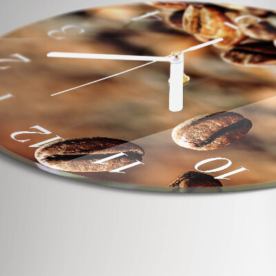 Orologio rotondo chicchi di caffè