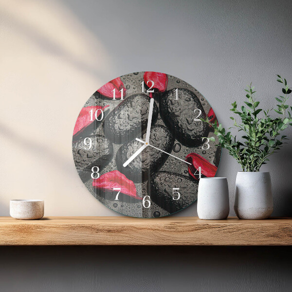 Orologio rotondo Pietre