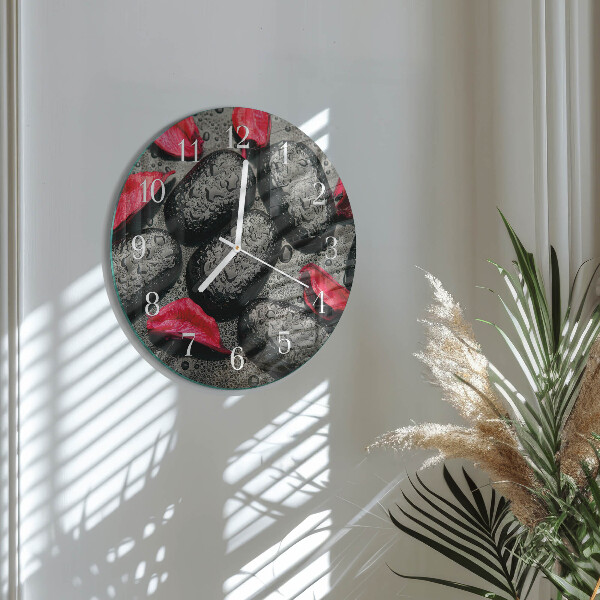Orologio rotondo Pietre