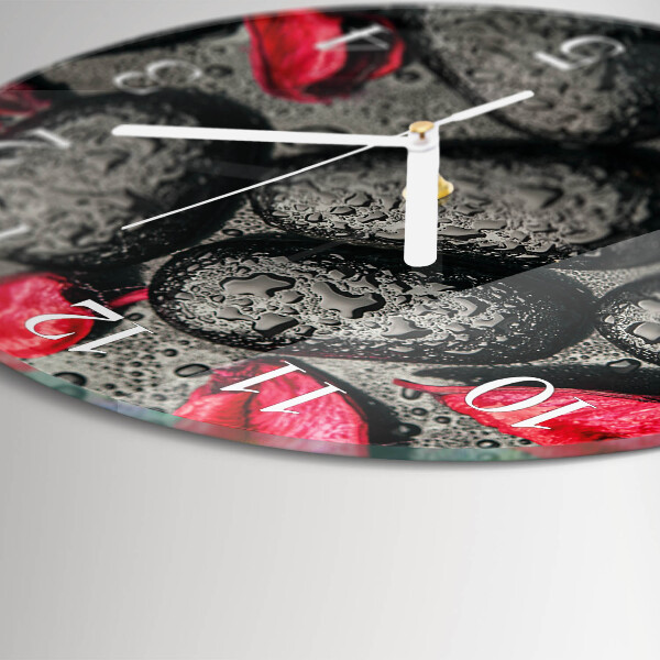 Orologio rotondo Pietre