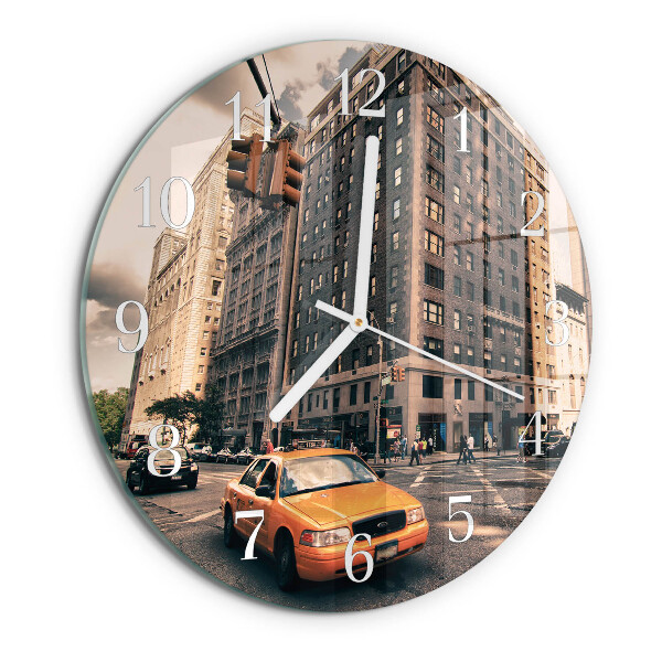 Orologio rotondo Taxi
