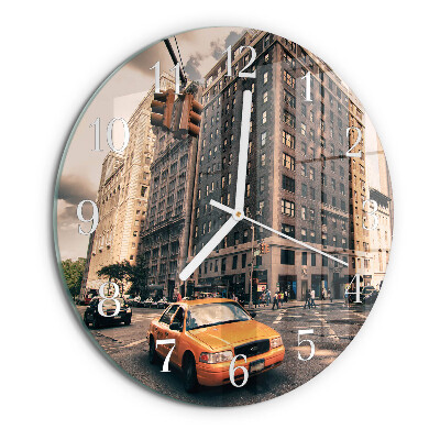 Orologio rotondo Taxi