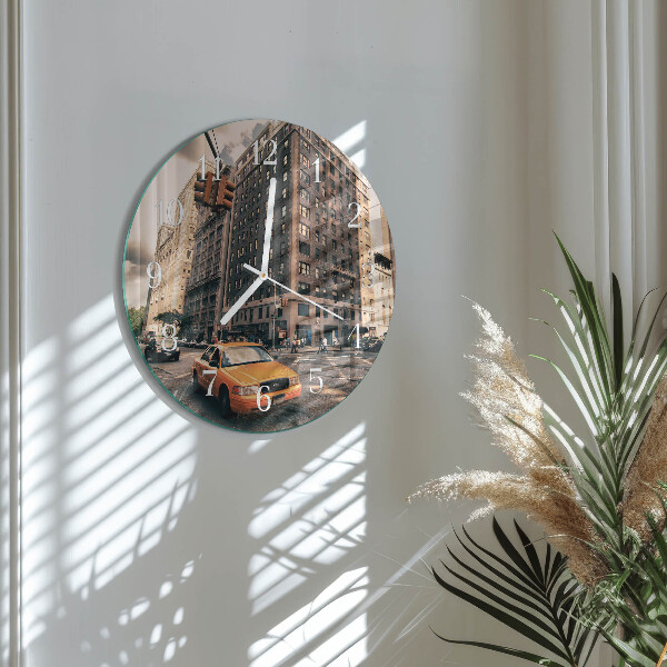 Orologio rotondo Taxi
