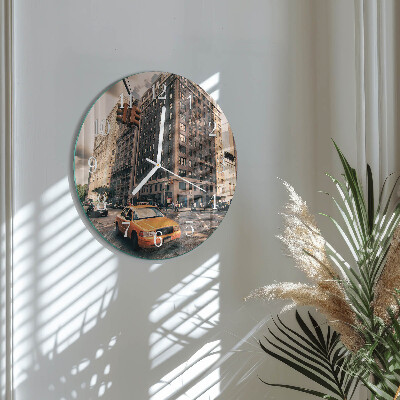 Orologio rotondo Taxi