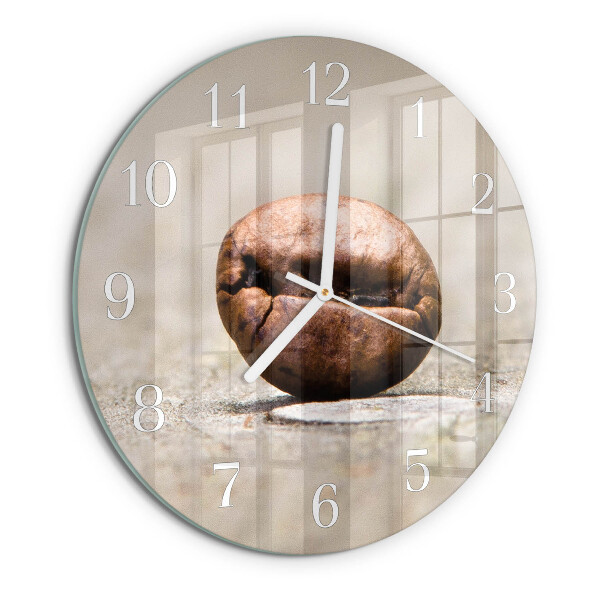 Orologio rotondo Chicco di caffè