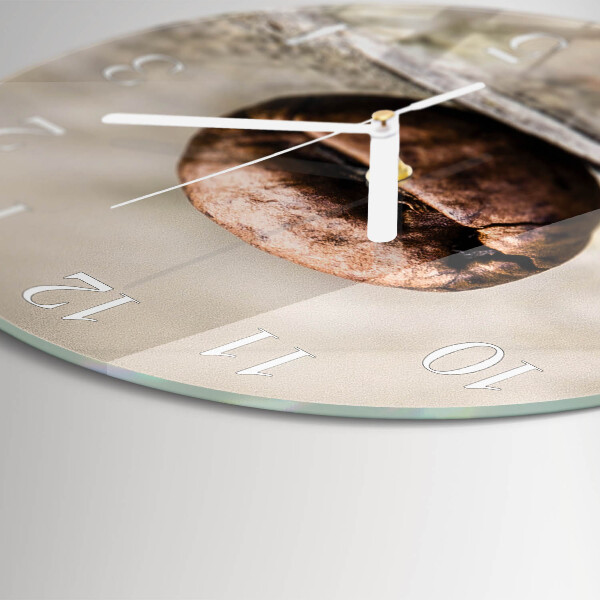 Orologio rotondo Chicco di caffè