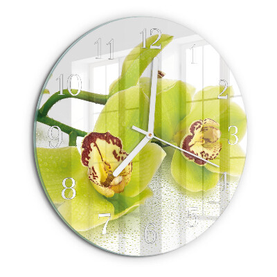 Orologio rotondo Orchidea