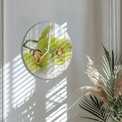 Orologio rotondo Orchidea