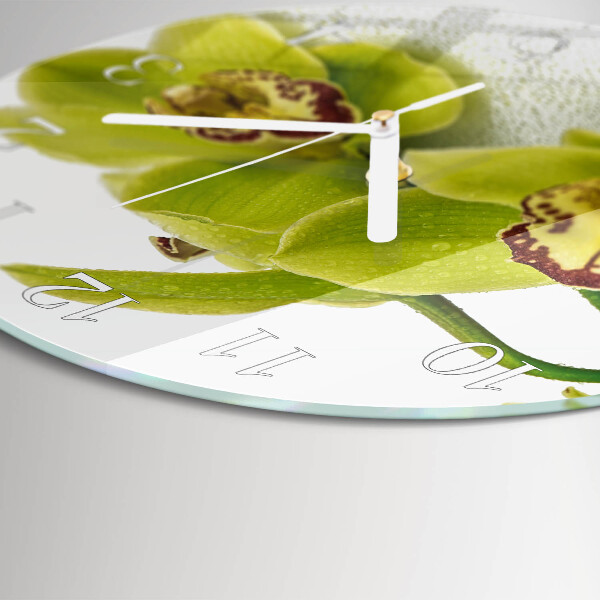 Orologio rotondo Orchidea