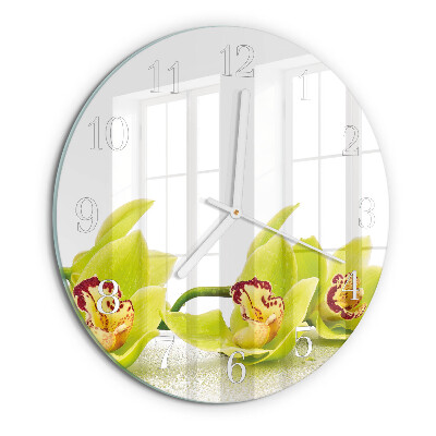 Orologio rotondo Orchidea