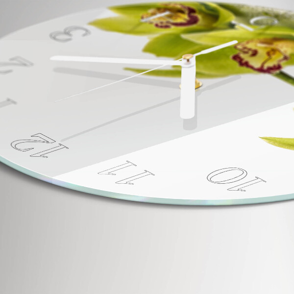 Orologio rotondo Orchidea