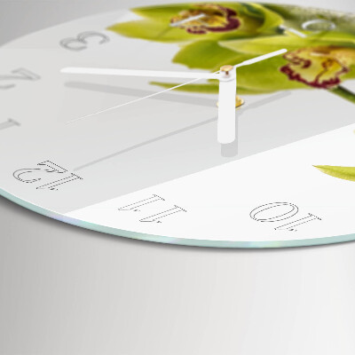 Orologio rotondo Orchidea