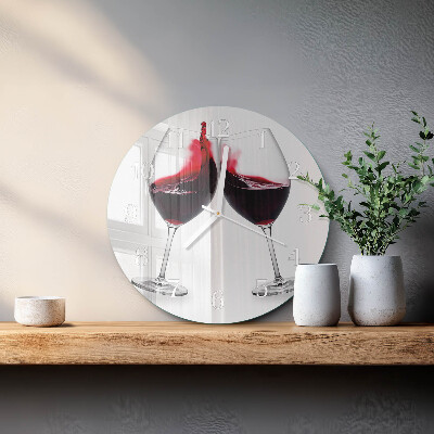 Orologio rotondo Vino