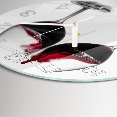 Orologio rotondo Vino