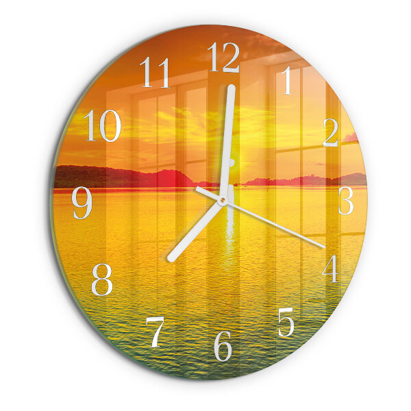 Orologio rotondo Tramonto