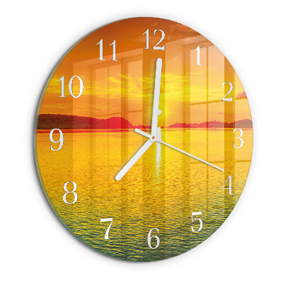 Orologio rotondo Tramonto