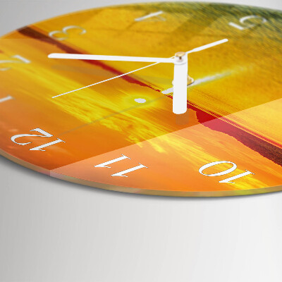 Orologio rotondo Tramonto