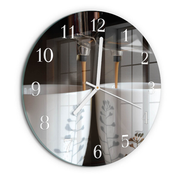 Orologio rotondo Macchina da caffè